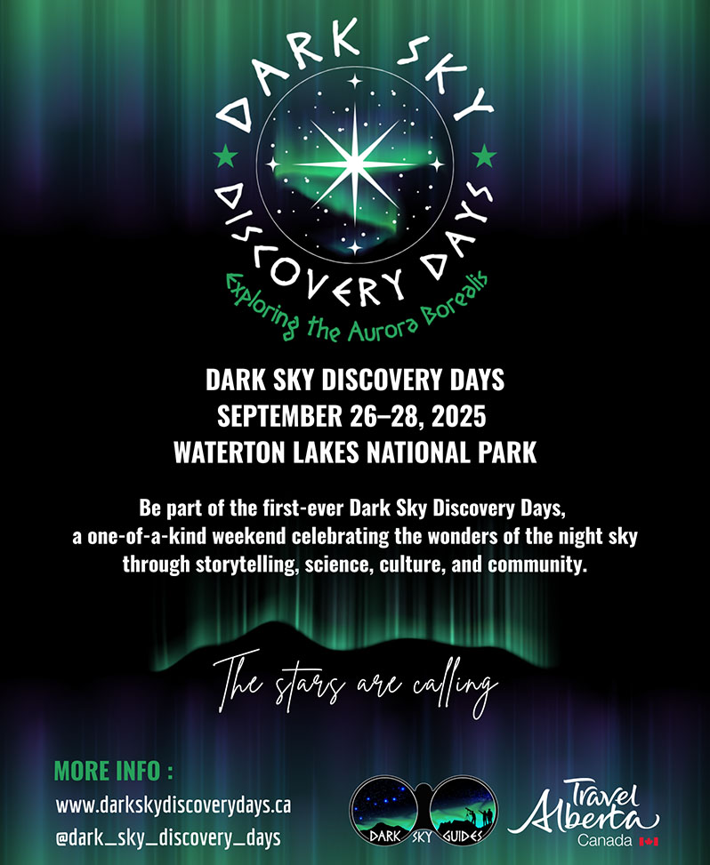 Dark Sky Discovery Days September 26 to 28, 2025